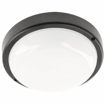 KODO laevalgusti, LED, 12W, 1080lm, 4000K, AC180-250V, IP54, IK08, Ümmargune, Must