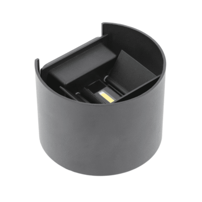 MISSOURI-O LED valgusti, 7W, 540lm, AC220-240V, 50/60 Hz, PF>0.5, Ra≥80, IP54, IK08, 4000K, ümmargune, must
