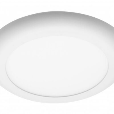 LED valgusti MOZA, 12W, 1000lm, AC220-240V, 50/60Hz, PF>0,5, RA≥80, IP40, 120°, 4000K, ümmargune, valge