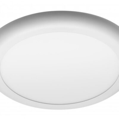 LED valgusti MOZA, 18W, 1500lm, AC220-240V, 50/60Hz, PF>0,5, RA≥80, IP40, 120°, 4000K, ümmargune, valge