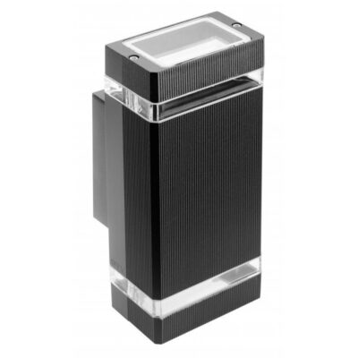 Fassaadivalgusti kahe suuna NESSA, GU10, MAX.2x50W, IP54, AC220-240V, 50/60Hz, must