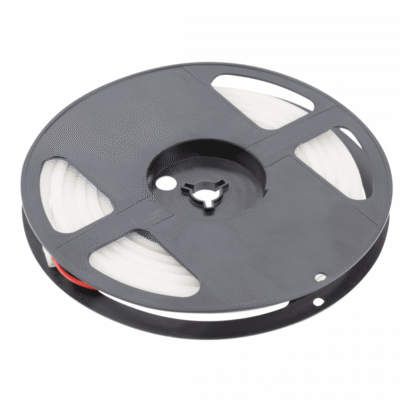 LED neon flex 12V, 2835, neutraalne valge, veekindel, 8mm, 5m, otsakatted, klambrid