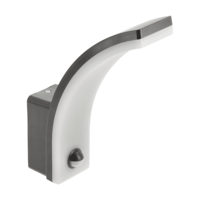 NICEA LED fassaadivalgusti liikumisanduriga, 20W, 1900lm, 4000K, AC220-240V, IP65, DIM, grafiit