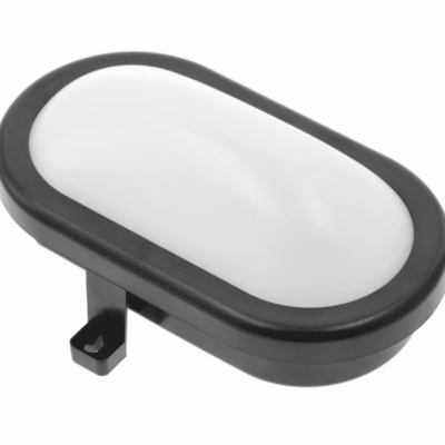 LED valgusti OVALIO, 5W, 500lm, AC175-265V, 50/60 Hz, PF> 0,5, RA>80, IP54, must