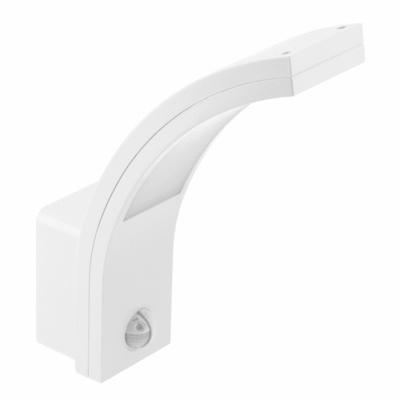 LED fassaadivalgusti PARIS liikumisanduriga, 10W, 900lm, IP54, AC220-240V, 50/60Hz, 140°, 9m, 4000K, valge