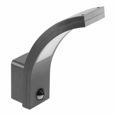 PARIS LED fassaadivalgusti liikumisanduriga, 10W, 900lm, IP54, AC220-240V, 50/60Hz, 140°, 9m, 4000K, grafiit