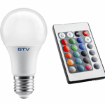 LED valgusallikas RGBW, A60, E27, 10W, AC220-240V, kiirusnurk 180*, 810lm, 87mA, kaugjuhtimispult RGBW - <span class="woocommerce-Price-amount amount"><bdi>9.16&nbsp;<span class="woocommerce-Price-currencySymbol">&euro;</span></bdi></span> - E27