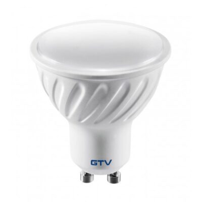 LED pirn, GU10, 7,0W, 3000K, AC180-250V, 50-60Hz, 120°, 550lm, 61mA