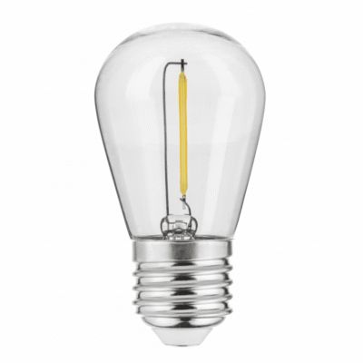LED PIRN, FILAMENT, S14, 2700K, E27, 0,5W, AC220-240V, 360°, 60lm, 5mA