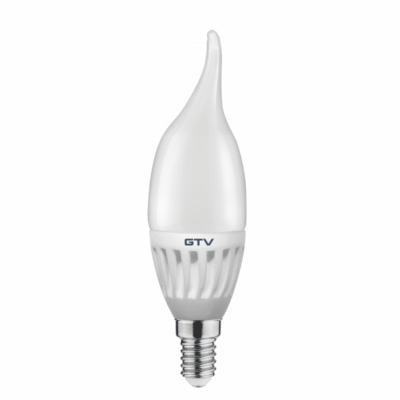 LED VALGUSTI, KERAAMIKA, A-G, C37L, 3000K, E14, 10,0W, AC180-250V, 160°, 1000lm, 80mA