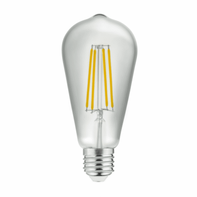 LED VALGUSTI, FILAMENT, A-G, ST64, 4000K, E27, 6,0W, AC220-240V, 360°, 600lm, 52mA