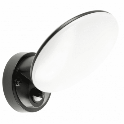 TERRO LED fassaadivalgusti liikumisanduriga, 10W, 720lm, IP54, AC220-240V, 50/60Hz, 4000K, must