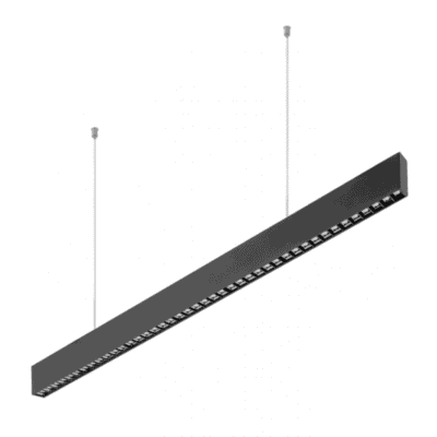 LED rippuv laevalgusti VILANA 42W (30W+12W), 4000K, RA>80, 220-240VAC, 48/120°, UGR<19, 120cm, must
