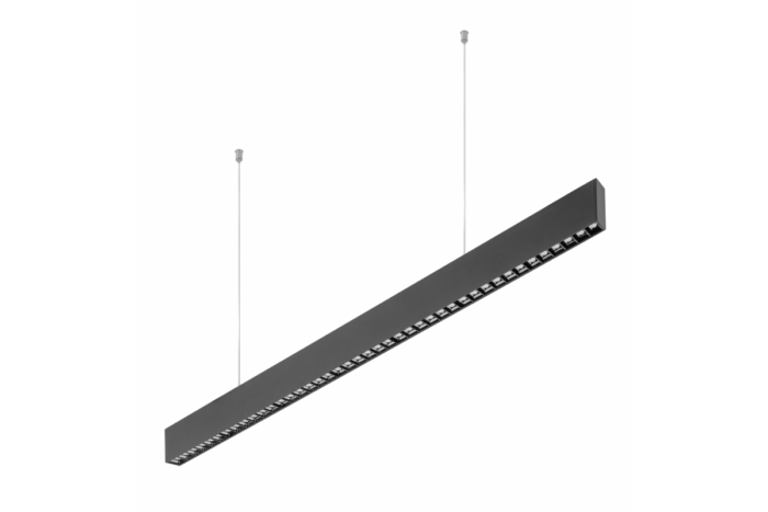 LED rippuv laevalgusti VILANA 42W (30W+12W), 4000K, RA>80, 220-240VAC, 48/120°, UGR<19, 120cm, must