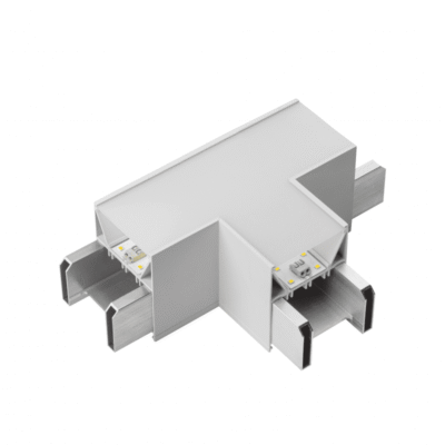 VINEA T-konektor, LED, valge