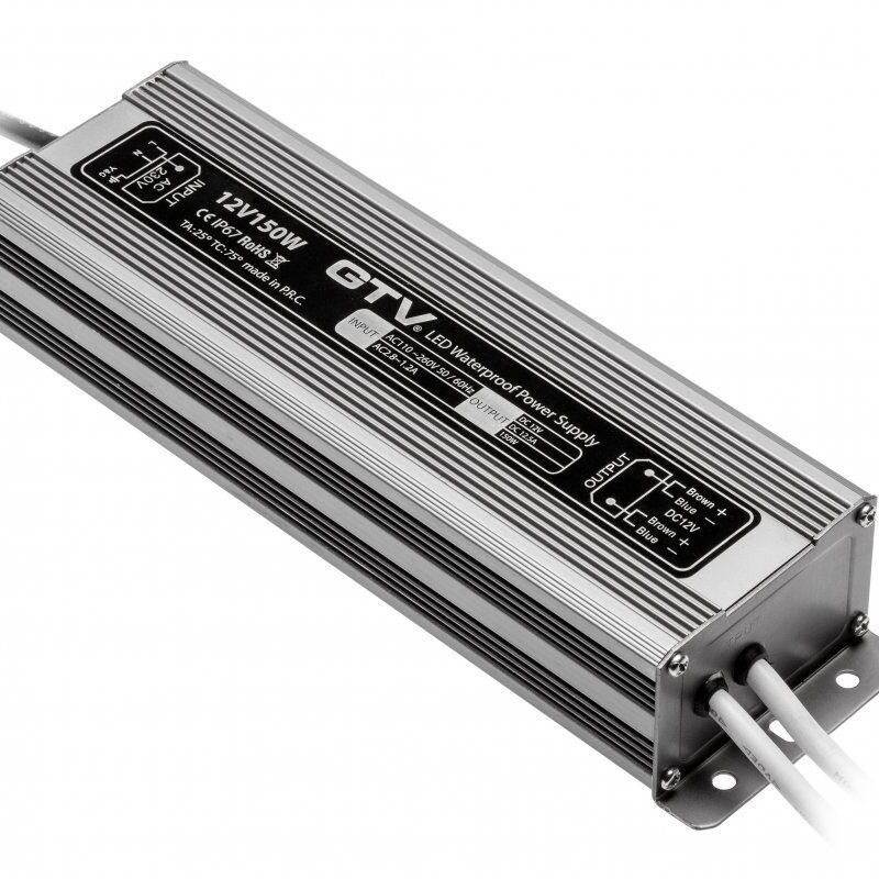 LED veekindel toiteplokk, 150W, IP 67, DC12V
