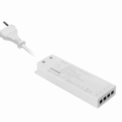 LED TOITEPLOKK SLIM EASY CLICK 24V, 20W, sisend 220-240VAC, IP20, mõõtmed 129x42x16 mm koos mini ampriga ja kaabliga