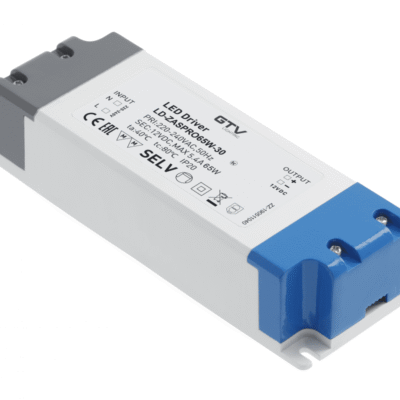 LED toiteplokk PRO 12V, 65W, sisend 220-240VAC, IP20, mõõdud 181x63x40 mm