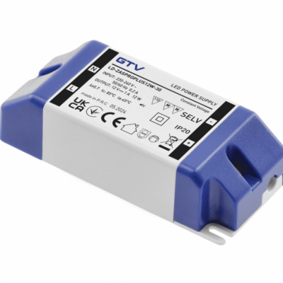 LED toiteplokk PRO+ 12V, 12W, sisend 220-240VAC, IP20, mõõdud 90x40x24 mm