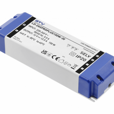 LED toiteplokk PRO+ 12V, 150W, sisend 220-240VAC, IP20, mõõdud 205x71x35 mm