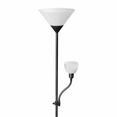 Põrandavalgusti BENFICA 2, max 60W-E27, max 40W-E14, AC220-240V, 50/60Hz, must