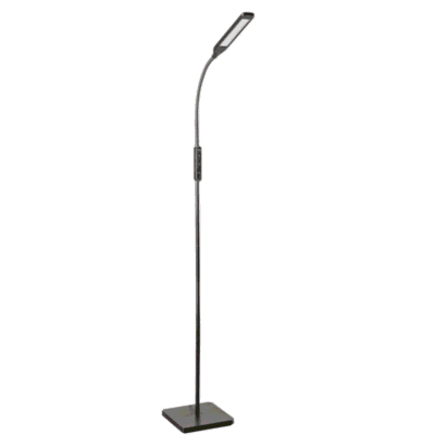 Põrandavalgusti Vasalia, 8W, 450lm, AC220-240V, 4-CCT, 5 astme dimmer, taimer 45', PF>0,5, RA>80, Must