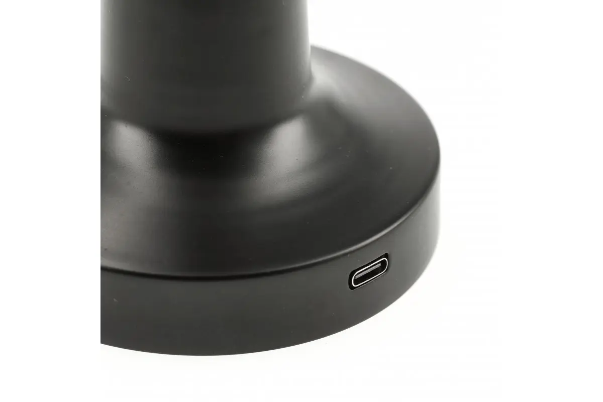 Töölaualamp Monum, 3W, 200lm, DC 5V, 1A, 3000 K, 3 kraadi dimmer, aku 1800 mAh, must - Image 3