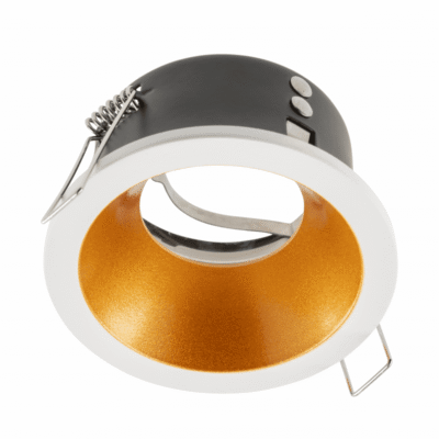 Lae kohtvalgusti ELVA, IP54, ümmargune, Ø85x45mm, valge / vask