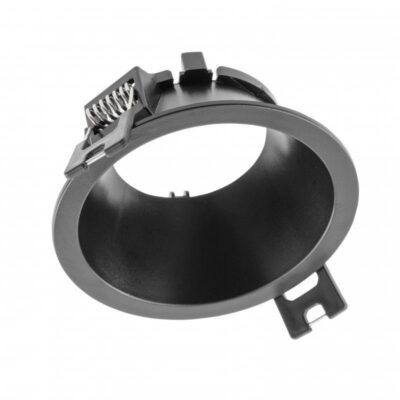 Lae kohtvalgusti KERLA, IP20, ümmargune, Ø85x36mm, must