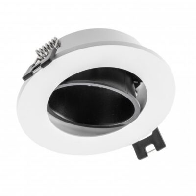 Lae kohtvalgusti LINTO, IP20, ümmargune, Ø90x29mm, valge/must