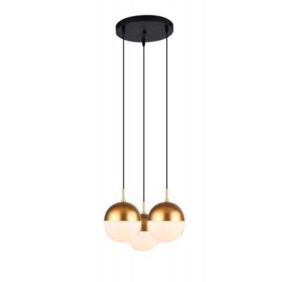 Laevalgusti ABIES, 7597, AC220-240V, 50/60Hz, 3*E27, IP20, kolmekordne, kuldne