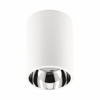 Laevalgusti ARIES, PC, 73x105mm, IP20, max 20W, ümmargune, valge/kroom