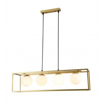Laevalgusti Avelin 3,2287, AC220-240V, 50/60Hz, 4*E27, IP20, 80CMX20CMX20CM, kolmekordne, kuldne