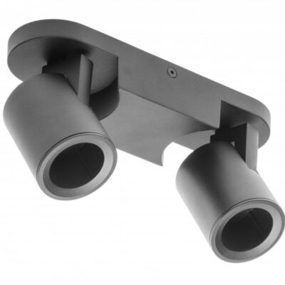 Laevalgusti Blink II, max. 250V, 50/60 Hz, GU10, max. 20W*2, IP20, Dual, Must