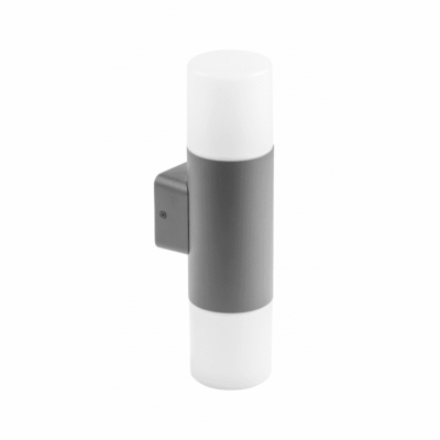 Aiavalgusti CORTA-AUD, 2xE27, 2xMAX.25W, IP44, AC220-240V, 50-60Hz, seinalamp, antratsiit