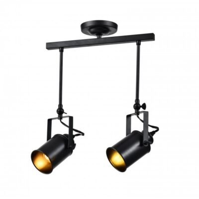 Laevalgusti Demir, 2,3994, AC220-240V, 50/60Hz, 2*E27, IP20, topelt, must