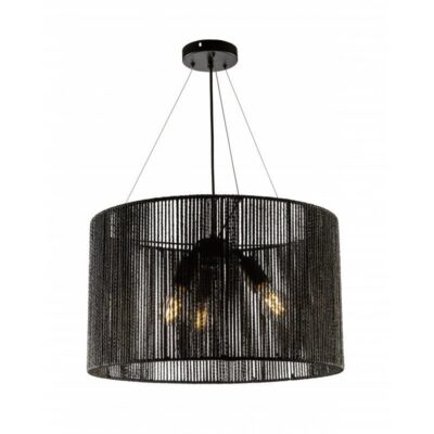 Laevalgusti FORESTO 2, 5772, AC220-240V, 50/60Hz, 1*E27, max. 40W, diameeter 50 cm, must