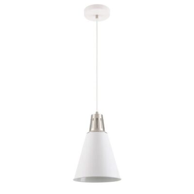 Laevalgusti GIANNI, 8075, AC220-240V, 50/60Hz, 1*E27, max. 40W, IP20, diameeter 22cm, ühekohaline, valge/hõbe
