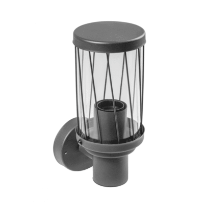 KERTA aiavalgusti, E27, MAX.12W, IP44, AC220-240V, 50-60Hz, lihtne seinalamp, grafiit