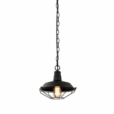 Läbipaistev laevalgusti LARS, 2233, AC220-240V, 50/60Hz, 1*E27, IP20, diameeter 26 cm, must