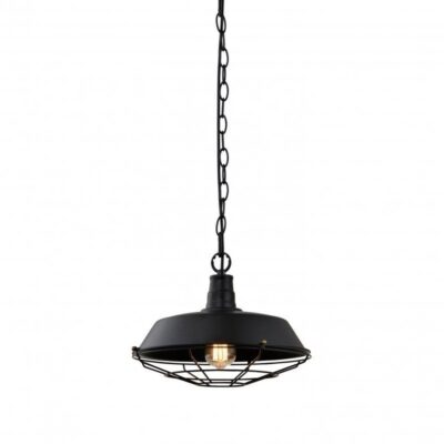 Läbipaistev laevalgusti LARS 2,2295, AC220-240V, 50/60Hz, 1*E27, IP20, diameeter 36 cm, must