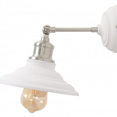 Seinavalgusti LORET, 7871, AC220-240V, 50/60Hz, 1*E27, max. 40W, IP20, diameeter 20 cm, ühekordne, valge