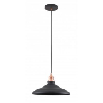 Laevalgusti LORET L, 9721 AC220-240V, 50/60Hz, 1*E27, max. 40W, diameeter 34,8 cm, IP20, must