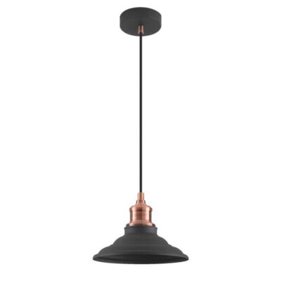 Laevalgusti LORET M, 8731, AC220-240V, 50/60Hz, 1*E27, max. 40W, diameeter 20,5cm, IP20, must