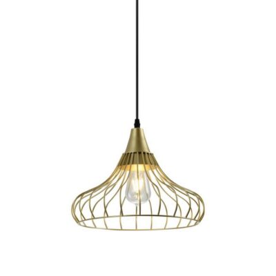 Laevalgusti LOTTE, 2646, AC220-240V, 50/60Hz, 1*E27, IP20, Diameeter 33 CM, kuld