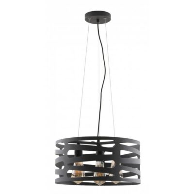 Laevalgusti Marisa, 2638, AC220-240V, 50/60Hz, 3*E27, max. 40W, IP20, läbimõõt 40 cm, kolmekordne, must