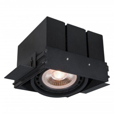 Süvistatav laevalgusti Milo, 4731, AC220-240V, 50/60 Hz, 1* GU10, ES111, IP 20, raamita, must