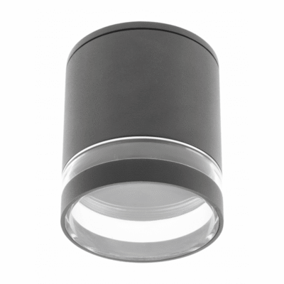 Laevalgusti RIVEN, alumiinium, 102x120, IP54, MAX.35W, ümmargune, grafiit