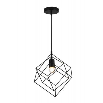 Laevalgusti ROSA, 3437, AC220-240V, 50/60Hz, 1*E27, IP20, 33CMX33CM, must