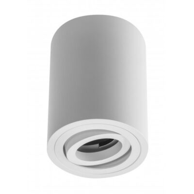 Pinnapealne laevalgusti SENSA, alumiinium, 85x115, IP20, max 50W, ümmargune, valge korpus